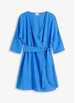 Mini jurk met riem in wikkellook, bonprix