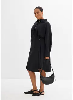 Asymmetrische overhemdblouse van viscosemix, bonprix