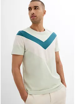 T-shirt met biologisch katoen, slim fit, bonprix