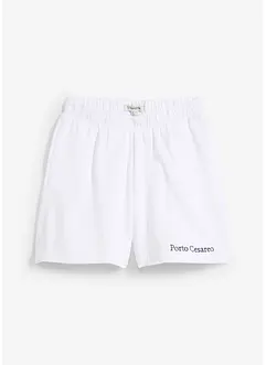 Sweat short met borduursel, bonprix