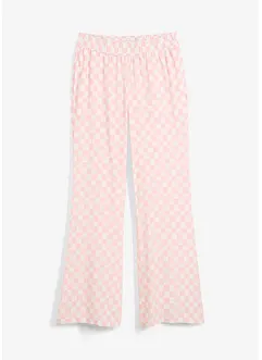 Geruite Marlene Dietrich broek van soepele viscose, bonprix