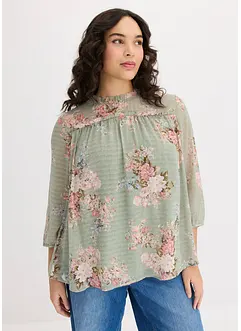 Chiffon tuniek bedrukt, bonprix