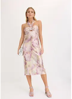 Halterjurk met pailletten, bonprix