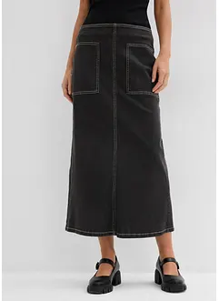 Midi spijkerrok, mid waist, bonprix