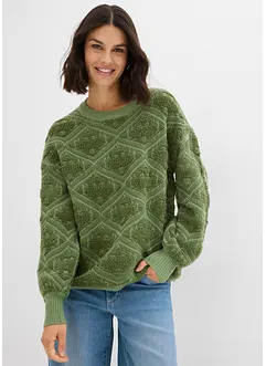 Gebreide boxy trui, bonprix