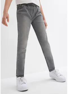 Jegging met mid waist (set van 2), bonprix