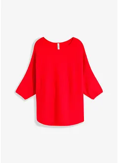 Geribde oversized trui in een viscosemix, bonprix