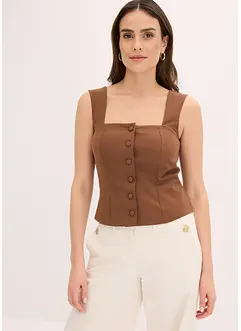 Blousetop met knopen, bonprix