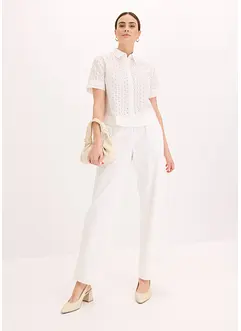 Blouse met broderie, bonprix