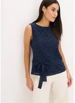 Kanten top, bonprix