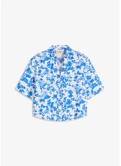 Blouse met korte mouwen van soepele viscose, bonprix