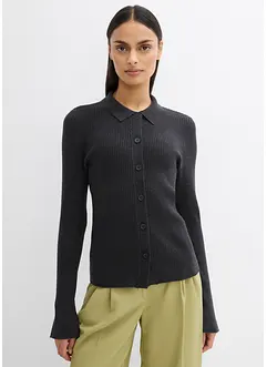 Gebreid vest van viscosemix, bonprix