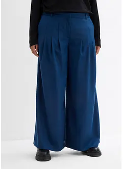 Bandplooibroek met hoge band van viscose-mix, bonprix