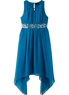 Chiffon jurk met pailletten, bonprix