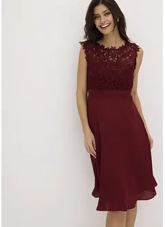 Jurk met kant, bonprix