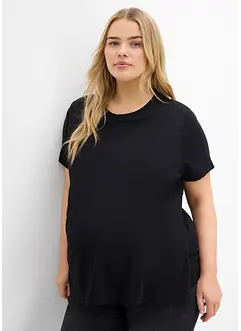 Zwangerschapsshirt / voedingsshirt (set van 2) van biologisch katoen, bonprix