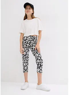 Capri pyjama met katoen (4-dlg. set), bonprix