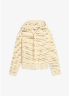 Ajour trui met capuchon, bonprix