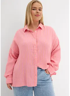 Overhemdblouse van mousseline, bonprix