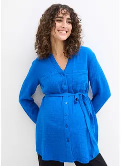Zwangerschaps-/voedingsblouse van katoen mousseline, bonprix