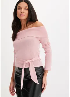Korte off-shoulder trui, bonprix