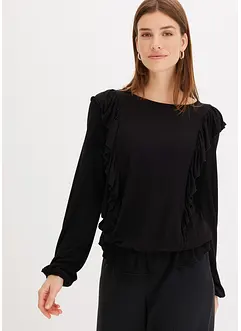 Shirt met volants, bonprix