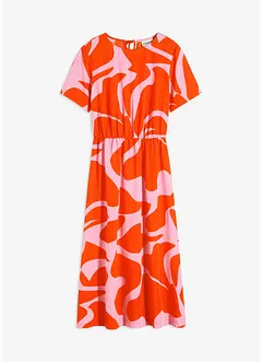 Gedessineerde midi jurk, bonprix