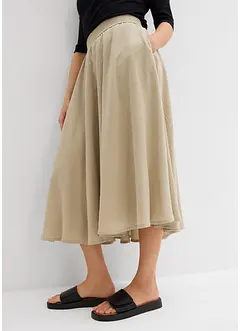 Maxi rok met een comfortabele band, bonprix