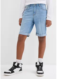 Jongens stretch jeans bermuda, bonprix