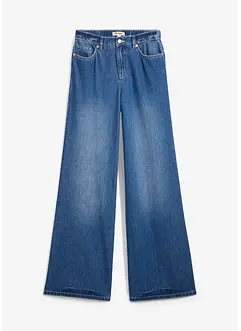 High waist jeans wide leg, bonprix