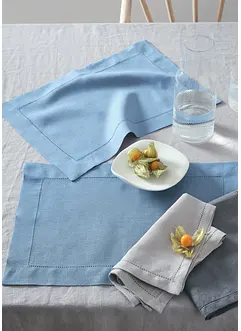 Linnen placemats (set van 2), bonprix
