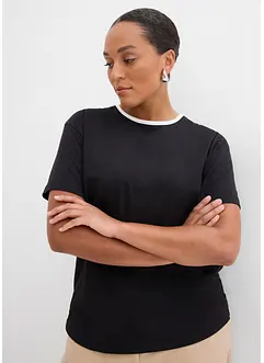 T-shirt met contrasterend detail, bonprix