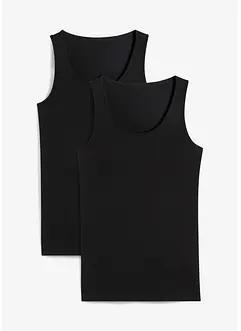 Stretch tanktop (set van 2), bonprix