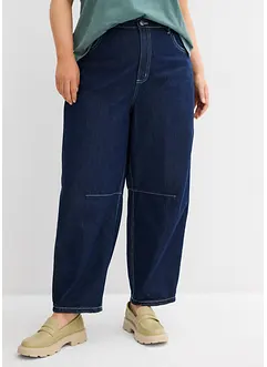 Balloon jeans high waist, super zacht, cropped, bonprix