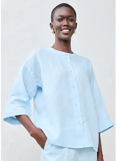 Oversized blouse van puur linnen, bonprix