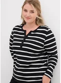 Henley shirt van biologisch katoen, bonprix