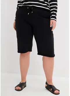 Sweatbermuda met turn-up, bonprix