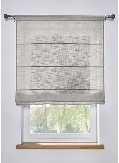 Vouwgordijn linnen look, bonprix