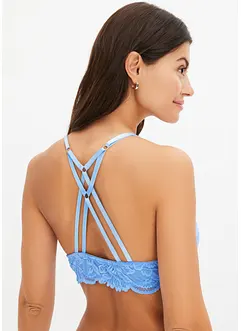 Voorgevoormde bh met voorsluiting en kant, bonprix