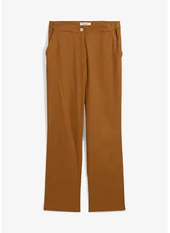 High waist linnen broek van een linnen-viscosemix, bonprix