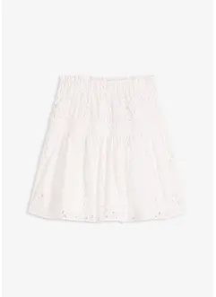 Minirok met eyeletborduursel, bonprix