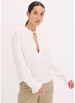 Blouse met broderie anglaise, bonprix