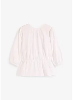 Blouse met pofmouwen en diep uitgesneden achterkant, bonprix