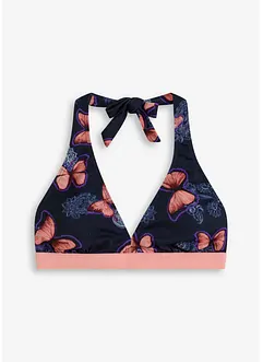 Halter bikinitop met gerecycled polyamide, bonprix