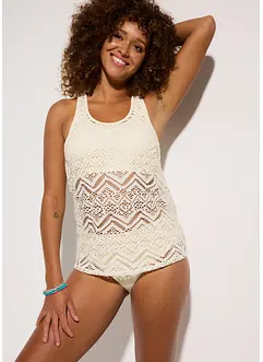Tankini (2-dlg. set) van kant, bonprix