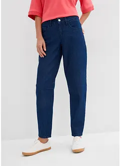 Barrel jeans mid waist, biologisch katoen, bonprix