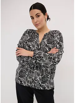 Tuniekblouse van vloeiende viscose, bonprix
