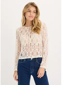 Blouse van kant, bonprix