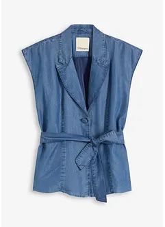 mouwloze blazer van lyocell, bonprix