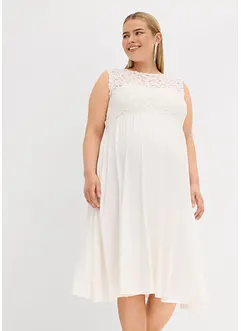 Jersey zwangerschapsjurk met kant, bonprix